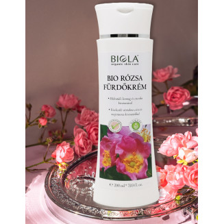 Bio rózsa fürdőkrém - 200 ml