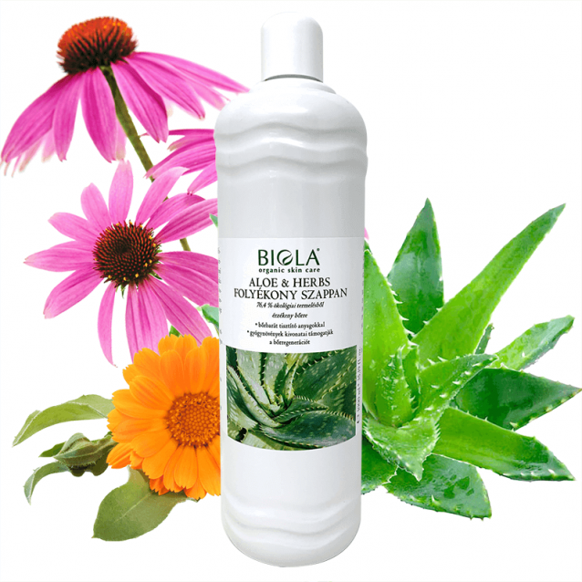 Aloe & herbs folyékony szappan - 1000 ml