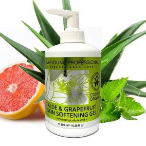 Aloe & grapefruit bőrpuhító gél (Bőrgyógyászatilag tesztelt ✔) - 300 ml