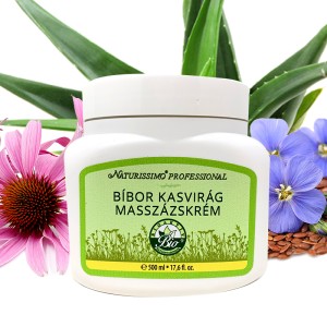 Bíbor kasvirág masszázskrém - 500ml