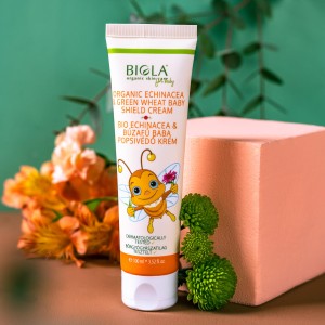 Bio echinacea & búzafű baba popsivédő krém - 100 ml