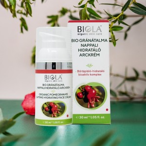 Bio gránátalma nappali hidratáló arckrém - 30 ml