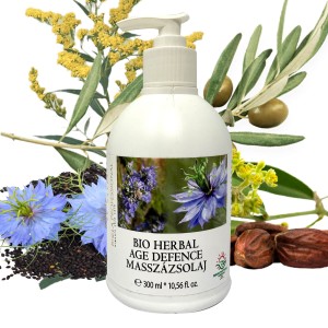 Bio herbal age defence masszázsolaj - 300 ml