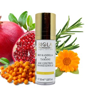 Bio kandilla & tamanu age control masszázsolaj - 30 ml