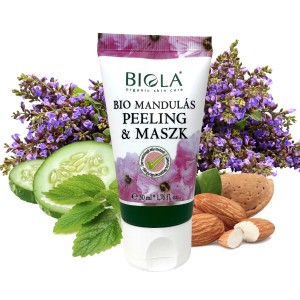 Bio mandulás peeling & maszk - 50 ml