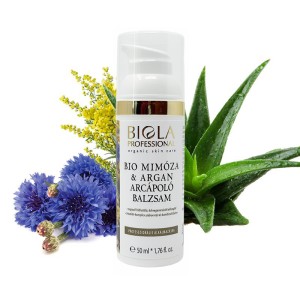 Bio mimóza & argan arcápoló balzsam - 50 ml