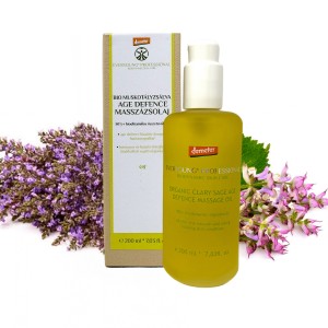 Bio muskotályzsálya age defence masszázsolaj - 200 ml