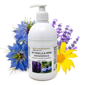 Bio nigella & herbs masszázsolaj - 500 ml