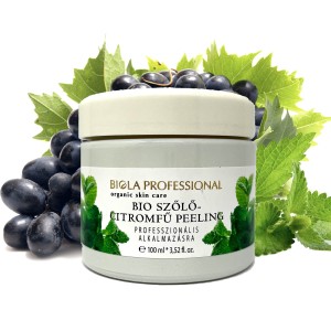 Bio szőlő-citromfű peeling - 100 ml