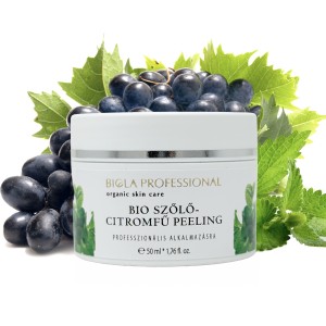 Bio szőlő-citromfű peeling - 50 ml