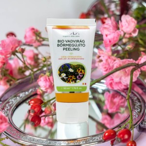 Bio vadvirág bőrmegújító peeling - 50 ml