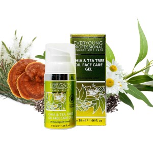Chia & teafaolajos arcápoló gél - 30 ml