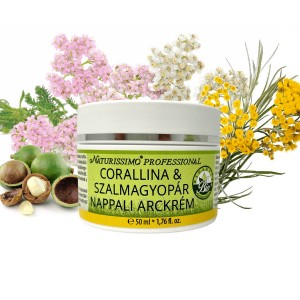 Corallina & szalmagyopár nappali arckrém  - 50 ml