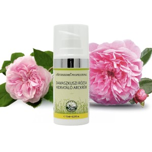 Damaszkuszi rózsa hidratáló arckrém - 15 ml