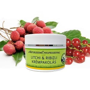 Litchi & ribizli krémpakolás - 100 ml