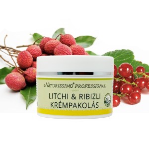 Litchi & ribizli krémpakolás - 50 ml