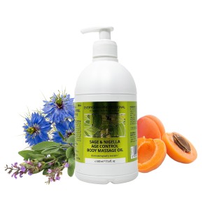 Orvosi zsálya & nigella age control testmasszázsolaj - 500ml