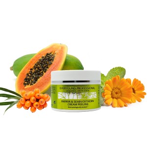 Papaya & homoktövis krémpeeling - 50ml
