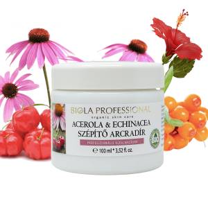 Acerola & echinacea szépítő arcradír - 100 ml