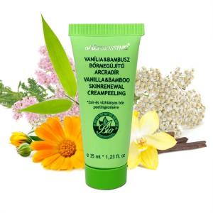 Vanília & bambusz bőrmegújító arcradír - 35 ml