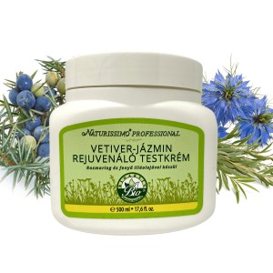 Vetiver-jázmin rejuvenáló testkrém - 500 ml