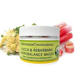 Yucca & rebarbara hidrobalance maszk - 100 ml